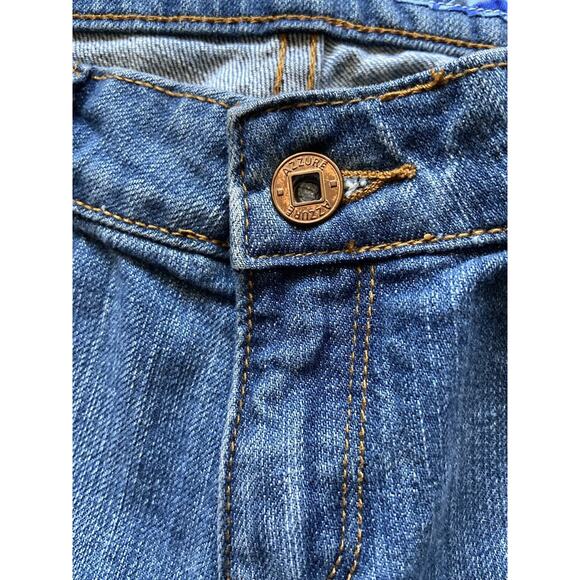 AZZURE ‘The Perfect Fit’ Distressed Cropped Low-Rise Jeans sz 26W x 22L - Picture 4 of 16